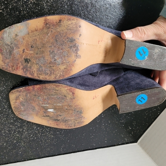 Banana Republic Blue Suede Mules - Picture 7 of 8